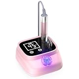 ANBEISTEE Professionell 45000 RPM Elektrische Nagelfräser, Tragbare Nagelfeile, Fräser Nägel, Nagelbohrer, Pediküre, Acrylnagel Gel Polieren Entfernen, Geeignet für Salons und Familien, Rosa