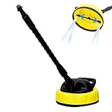 Hochdruckreiniger-Oberflächenreiniger, Powerr Washer Oberflächenreiniger mit Griff, robuster Powerr Washer Boden, wiederverwendbarer Gehweg-Schrubber, Terrassenreiniger, tragbarer Outdoor-Schrubber