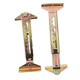 ELAYARD 2 Stück Verstellbare Teleskop-stützstange Metall für Kosmetik Massagebetten Höhenverstellbar Möbelheber für Spa-liegen und Sofas Stabile Bettrahmenanpassung für Wellness und