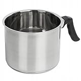 Milchtopf Edelstahl 2,5L Milchkochtopf Stieltopf Topf Simmertopf Induktion