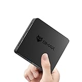 BMAX Mini PC B1 8 GB DDR4 128 GB eMMC, W-11 Pro Gemini Lake N4000 (bis zu 2,6 GHz), Desktop PC Mini Computer UHD Doppelbild-Display Unterstützt HDMI 4K,2,4 G/5 G WLAN, Bluetooth 5.0