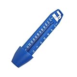 Homoyoyo Schwimmendes Poolthermometer Analog Wasserthermometer für Schwimmbad und Spa mit Messbereich Wetterfestes Weatherglass Langlebig und Praktisch für Präzise Wassertemperaturmessung