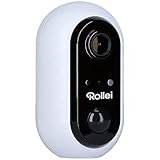 Rollei Überwachungskamera Wireless Security Cam 1080p, kabellose Überwachungskamera mit Full-HD Auflösung und App Steuerung. Geschützt nach IP64