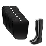 MVOLEGDE 8 Stück Stiefelspanner, Schwarz Stiefelspanner Damen, Wiederverwendbare Pp Kunststoff Wasserdicht Stiefel Spanner, 15 x 21.5cm Stiefelformer, für Damen Und Herren Stiefel Optimalen Halt