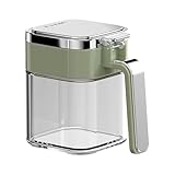 Salz- und Zuckerdose, Kräuterbox mit 380 ml Kräuterdose - luftdichte Gewürzdose mit Deckel für Salz, Zucker, Pfeffer