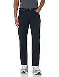 Amazon Essentials Herren 5-Pocket-Stretch-Twillhose, Gerade Geschnitten, Schwarz, 36W / 32L