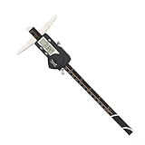 Digitaler Tiefenmessschieber, elektronischer Mikrometer-Messschieber mit großem LCD-Bildschirm, elektronisches Digimat-Messwerkzeug, Präzisions-Tiefenmesswerkzeug (0–200 mm)