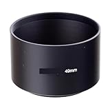 TH1000XUE 49 mm professionelle Teleobjektiv-Gegenlichtblende aus Metall, for Canon for Nikon for Sony for Leica for Olympus for Pentax