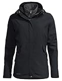 VAUDE Damen Women's Rosemoor 3in1 Jacket Doppeljacke, Schwarz, 38 EU