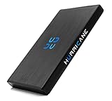 HURRICANE GD25612 Externe Festplatte 1TB 2,5' USB 3.0 – Tragbare HDD, Backup Festplatte extern für PC, Laptop, Smart-TV, PS4, PS5, Xbox kompatibel mit Windows, mac, Linux