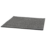 HORI Terrassenpads | Unterlagen | Gummi Pads | Stelzlager Pad | Gummigranulat Rolle | Sicherungsband | Terrasse | Diele | Garten | 200 x 200 x 3 mm