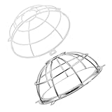 TOVINANNA 2 Stück Feuersprinkler Schutzabdeckung aus Metall Detektorschutzkorb für Brandschutz Staub und Schmutzabweisend Einfache Montage Kompatibel mit 07 09 Modellen