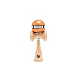 KROM Kendama MIKRO Orange – Mini Kendama aus Buchenholz – Voll spielbar – Taschenformat – Für Anfänger & Profis
