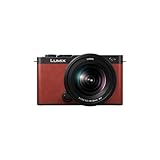 Panasonic Lumix DC-S9KE-R Spiegellose Vollformatkamera, Open Gate Vlogging, 24,2 MP, 6K/4K, 779-Punkt-PDAF, Bildstabilisierung, LUT, 180°-Flexibler-Monitor, 5 GHz WLAN, Rot, 20-60 mm Objektiv