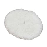 Große Weihnachtsbaumdecke, weicher Langflorstoff, Plüschmatte für Festival, Heimdekoration, einfarbig, Baumsockel