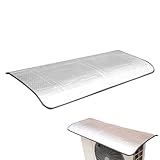 Weqizuerqi Abdeckung für AC-Einheiten: Aluminiumfolie, klein, geteilt, AC-Einheit, wasserdicht, UV-Schutz, Sonnenschutz, wärmeisolierte Regenplane für Kondensator-Split-Kompressor