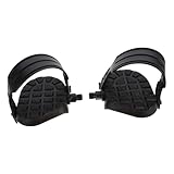 VOSAREA 1Paar Verschleißfeste Fahrradpedale Ergonomische Fitness für Indoor Radfahren Langlebig und Sicher für Home Gym und Indoor Bikes rutschfeste