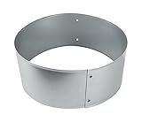 Windhager Rasenkanten Baumring-Set variabel, Raseneinfassung, Beeteinfassung, Beetbegrenzung, Mähkante, Rasen-Abgrenzung, DREI Größen formbar: Ø 35/53/70 cm, 07459, verzinkt