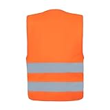 Korntex Unisex Kinder Kwo100s Warnweste Standard Kinder, Orange, S EU