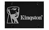Kingston KC600 SSD SKC600/512G Interne SSD 2.5' SATA Rev 3.0, 3D TLC, XTS AES 256-Bit-Verschlüsselung