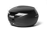 SHAD SH39 Koffer Schwarz Metall Top Case 40 Liter mit Universalplatte für Motorroller