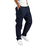 Rote Cargohose Herren Cargohose Herren Stretch Lang Regular Fit Strand Pumphose Straight Lange Sport Jogger Cargo Pants für Jagd Wandern Jogginghose Dünne Sport Outdoor Hose Mit Taschen (Blue, M)