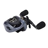 MAMJENNI Angelrolle mit Doppelbremse, magnetisch und zentrifugal, 6 Bremsgänge, U-Typ Metallhantel, Hochgeschwindigkeitsverhältnis 7,2: 1, Mikrodraht, für ein Gewicht (linke Hand)