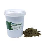 Spirulina Chlorella Flakes Aquariumpflanzen, 500 ml, Flockenfutter auf Algenbasis, Schuppen für alle Arten von Fischen