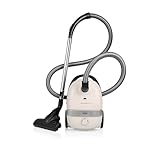 Princess Airmotion Plus, Leicht & Kompakt & großes Volumen 4L, 700W, HEPA-Filter, 10m Aktionsradius, Leise (68 dB), Stufenlos regelbar, Teleskoprohr, Zubehör, Staubsauger mit Beutel, 336080