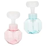 DECORNIJIA 2 Stück Schaumspender Flasche Nachfüllbar Leicht Drückbar Auslaufsicher Reise Seifenspender Für Küche Bad Büro Reise Blau