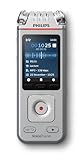 Philips DVT4115 VoiceTracer, Audio Recorder, MP3/PCM, 3 HiFi-Mikrofone, exzellente Fernaufnahme, Inkl. Sembly AI-Testlizenz: Transkription & KI-Zusammenfassungen