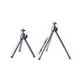 Holibanna Mini Stativ für Smartphone Verstellbare Halterung aus Leichtem für Fotos Videos Kompakt Tragbar für Handys Tablets