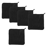 GRIRIW 5 Stück Mikrofaser Autowaschtücher Hochsaugfähig Doppelseitig 600g/m² Dunkelgrau Autopflege Trockentücher für Fahrzeuge Wohnmobile Lkws und Haushalt