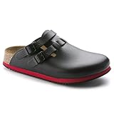 BIRKENSTOCK Kay Leder Softfootbed Herren Clogs