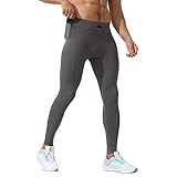 KBOPLEMQ Kompressionshose Herren Laufhose Lang Thermounterwäsche Thermo Unterteile Herren Winter Hosen Verdickte Fleece Hosen Baumwollhosen Warme Hosen Herrenhosen, Pyjamas, Hauskleidung