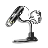 VGE USB Digitalmikroskop, mini mikroskop, HD Mikroskopkamera 1000x Vergrößerung, Plug-and-Play|Kompatibel mit Windows/Mac, Tragbares Handmikroskop für Industrie/Juwelier/Schule (Schwarz)