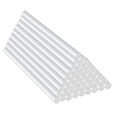 40 Stück Klebestick Ø 11 mm x 190 mm, Mini Klebesticks, Durchsichtig Heißklebestifte, Standard Klebesticks für Gängige Hießklebepistole, Heißklebesticks für Heimwerken Reparieren Dekorieren