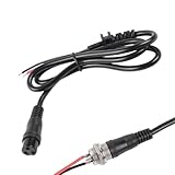 Ladeanschluss für Scooter – 3-poliger Flugzeugstecker, staubdichte Steckdose | Wasserdichter Stromanschluss für Elektroroller, Ladeanschluss für Akkus, Adapter mit sicherem Sitz, Anschlussklemme, Lade