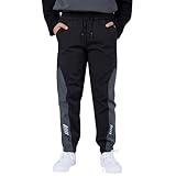 SERENYOU wasserdichte Hose Kinder Jungen Wanderhose Trekkinghose Jungs Jogginghosen 134-140 Schwarz