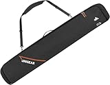Unigear Skitasche, doppelt gepolstert, Snowboardtasche, Langlauftasche für 1-2 Paar Ski, 165/175 cm