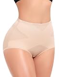 Werena Bauchkontrolle, Shapewear für Frauen, formende Höschen, Unterwäsche, hohe Taille, Bodyshaper, Slimming Panty Girdle, A# 1nudefarben, mittlere Taille, XX-Large