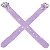 Milisten 1 Paar Verstellbare Fahrradkorb PU Riemen Strapazierfähige Halterung für Fahrradkorb zu Installieren für Verschiedene Fahrradkörbe Komfortabel und Langlebig