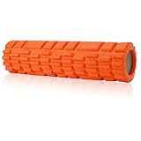 Kasanni Faszienrolle, Foam Roller Massage Roller zur Linderung von Muskelverspannungen und Druckentlastung im Rücken, an der Wirbelsäule und den Beinen Revitalisieren Sie Ihren Körper 30×8cm (Orange)