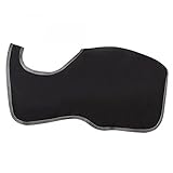 PFIFF 102985 Ausreitdecke Fleecedecke Pferdedecke, Antipeeling Fleece, Schwarz Full
