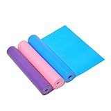 iplusmile 3 Stück Yoga-widerstandsband Elastisches Trainingsband Beständig Gürtel Stretchbänder Tanzen Strecken Pilates Fitnessband Ausbildung Übung Fitnessstudio Bands