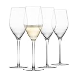 SCHOTT ZWIESEL Sektglas Bar Special (4er-Set), formschöne Sektgläser mit Moussierpunkt, spülmaschinenfeste Tritan-Kristallgläser, Made in Germany (Art.-Nr. 123625)