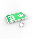 LATRANS IP 20 LED Not- und Netzbetrieb Dauerlicht Notleuchte Notbeleuchtung Notausgang Fluchtwegleuchte Notlicht Fluchtweg EXIT Wand Montage