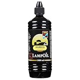 HORECA CANDLES Lampenöl – 1L Flüssiges Wachs, 99% Reine Paraffin, Rauchfrei und Geruchlos, Lange Brenndauer, Sicherer Brennstoff für Öllampen, Fackeln, Kerzen und Dekorative Lampen