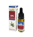 Wellpursan Hanföl 10% (10ml) – Hochwertiges Hanföl für Wohlbefinden & Entspannung – vegan & natürlich - Niederländisches Qualitätsprodukt auf Olivenöl Basis - Natürlich & Vegan