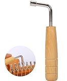 OEIOTEI L-Förmiger Harfen-Stimmschlüssel - Klavier Stimmhammer für Holz Zither - Teilige Stimm Nägel - Reparaturwerkzeuge für Saiteninstrumente